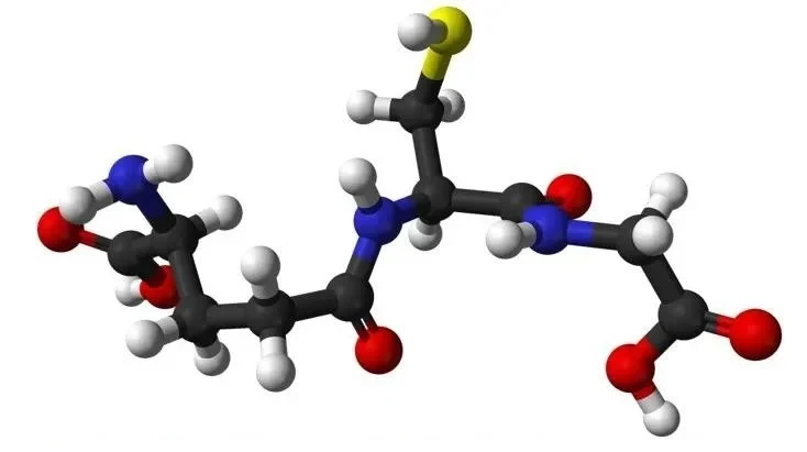 Molecular structure of Reduced Glutathione Powder Molecular structure of Reduced Glutathione Powder